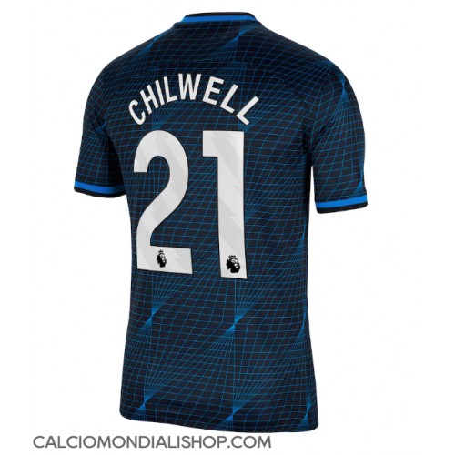 Maglie da calcio Chelsea Ben Chilwell #21 Seconda Maglia 2023-24 Manica Corta